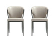 Kirsten Dining Chair in Light Grey (set of 2) by Manhattan Comfort at Eve Furniture