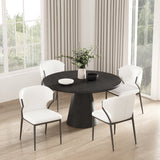 Kirsten Dining Chair in White (set of 4) by Manhattan Comfort at Eve Furniture