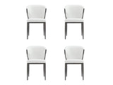 Kirsten Dining Chair in White (set of 4) by Manhattan Comfort at Eve Furniture