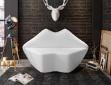 Kiss Loveseat in White by Manhattan Comfort at Eve Furniture
