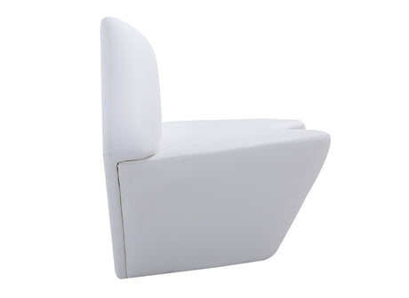 Kiss Loveseat in White by Manhattan Comfort at Eve Furniture