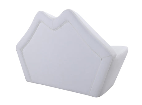 Kiss Loveseat in White by Manhattan Comfort at Eve Furniture