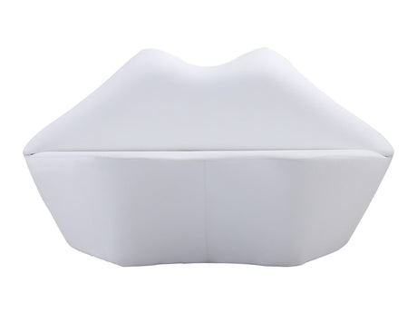 Kiss Loveseat in White by Manhattan Comfort at Eve Furniture