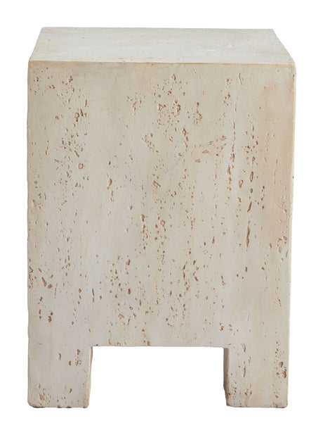 Kitara Beige Side Table by Zuomod at Eve Furniture