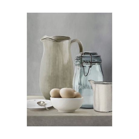 Kitchen Preparation by Mark Chandon a Hand Embellished Textured Canvas by Mercana at Eve Furniture