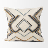Kitt Square Pillow Cover w/Non-Allergen Cover, Set of 2 by Mercana at Eve Furniture