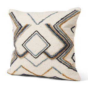Kitt Square Pillow Cover w/Non-Allergen Cover, Set of 2 by Mercana at Eve Furniture