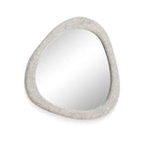 Klaryss 32"X25" Neutral Floral Jacquard Wall Mirror by TOV Furniture at Eve Furniture