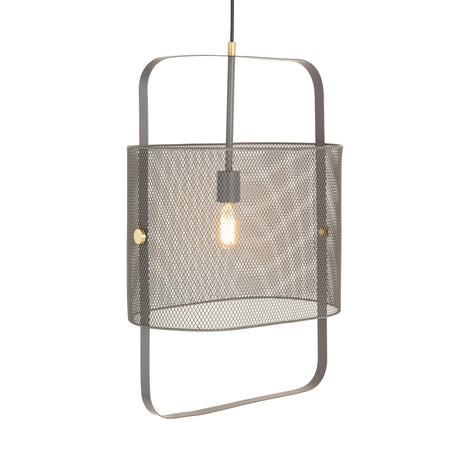 Klaus Large Grey Metal Pendant Lamp by TOV Furniture at Eve Furniture
