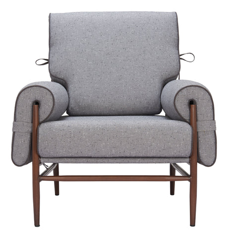 Klem Gray Accent Chair by Zuomod at Eve Furniture