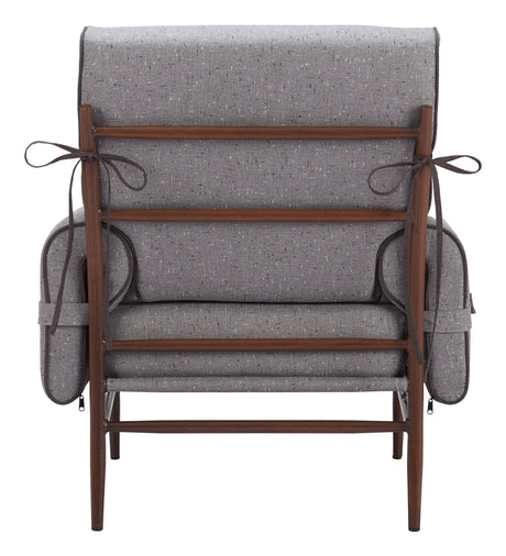 Klem Gray Accent Chair by Zuomod at Eve Furniture