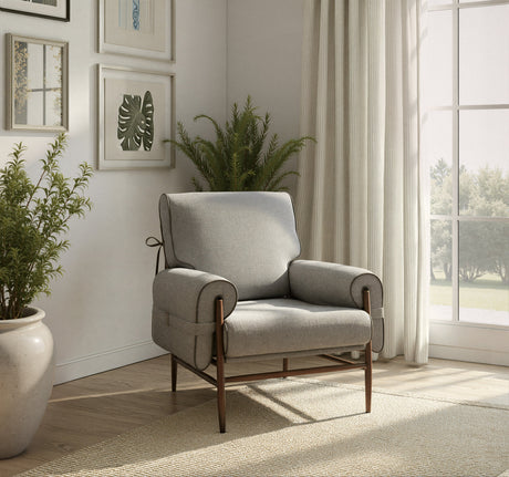 Klem Gray Accent Chair by Zuomod at Eve Furniture