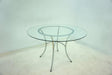Kline Chrome 48-inch Round Glass Top Dining Table by Coaster at Eve Furniture