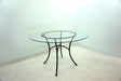 Kline Matte Black 48-inch Round Glass Top Dining Table by Coaster at Eve Furniture