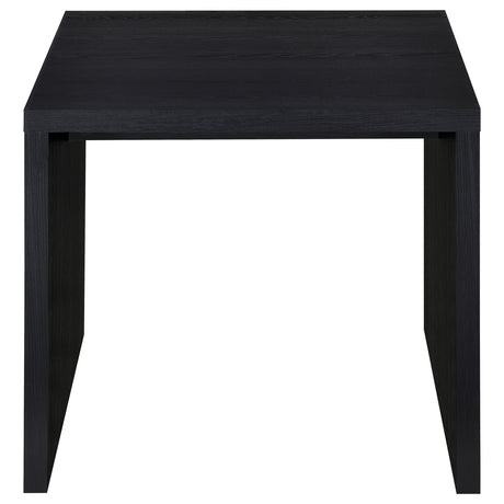Knapp Black Square Side End Table by Coaster at Eve Furniture