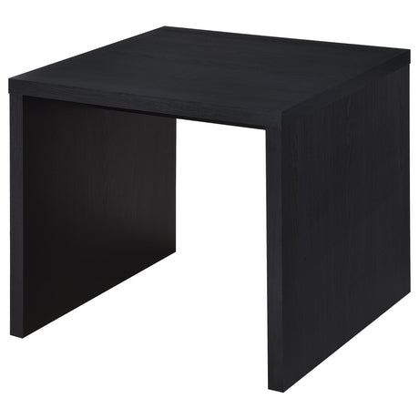 Knapp Black Square Side End Table by Coaster at Eve Furniture