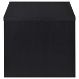 Knapp Black Square Side End Table by Coaster at Eve Furniture