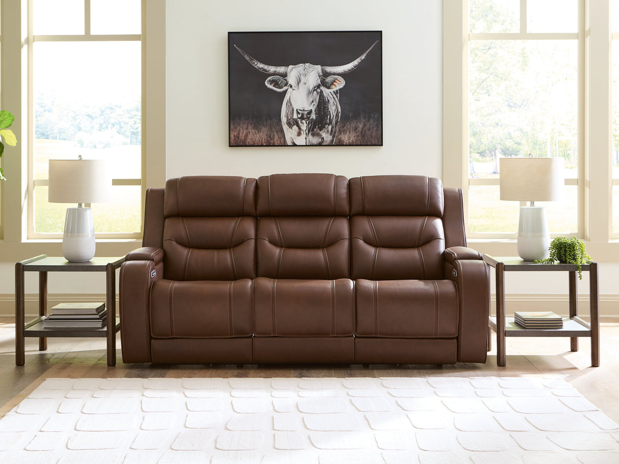 Knightington Brown Power Reclining Living Room Set by Ashley at Eve Furniture