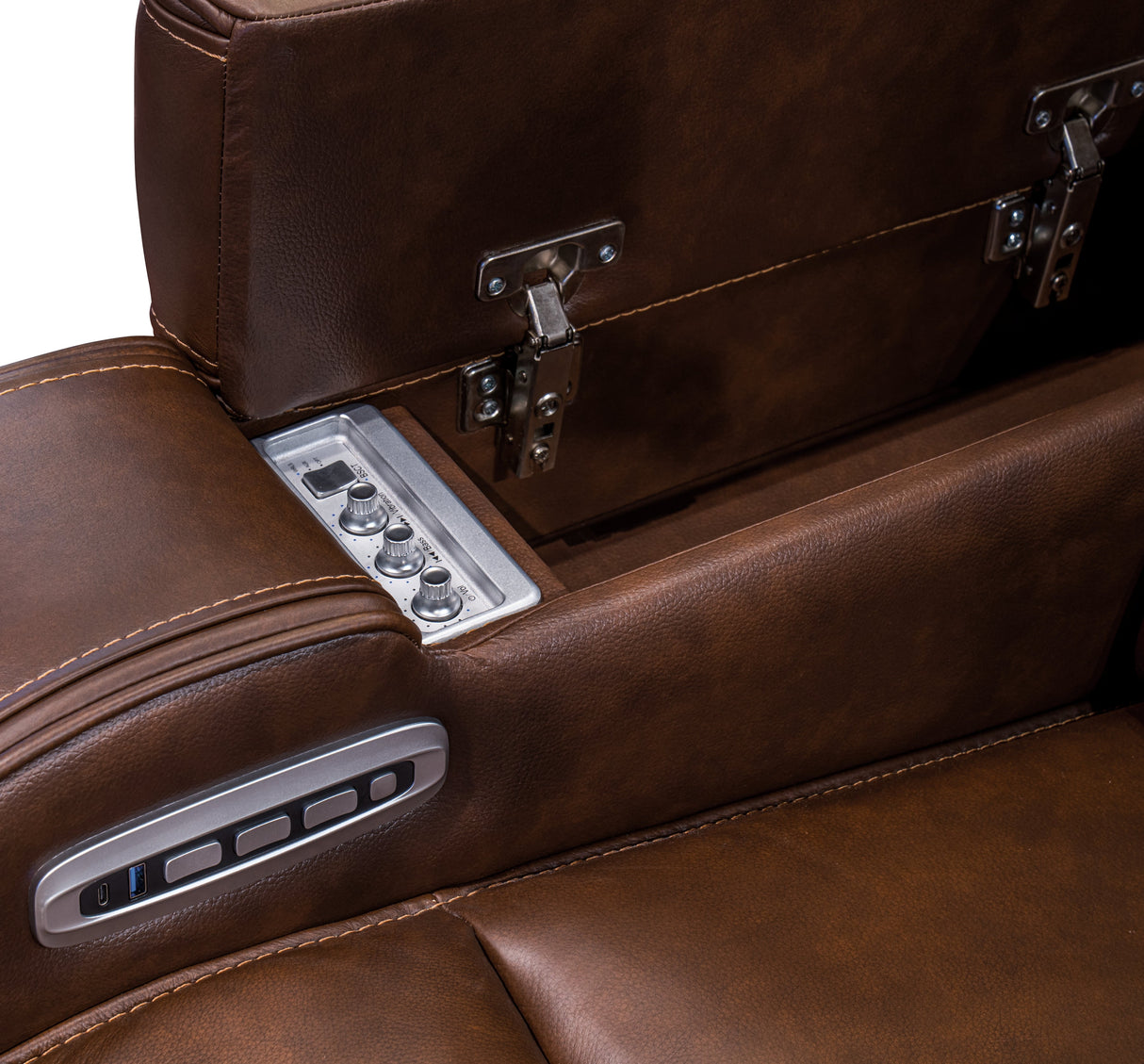 Knightington Brown Power Reclining Living Room Set by Ashley at Eve Furniture