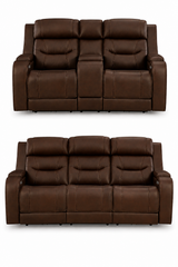 Knightington Brown Power Reclining Living Room Set by Ashley at Eve Furniture