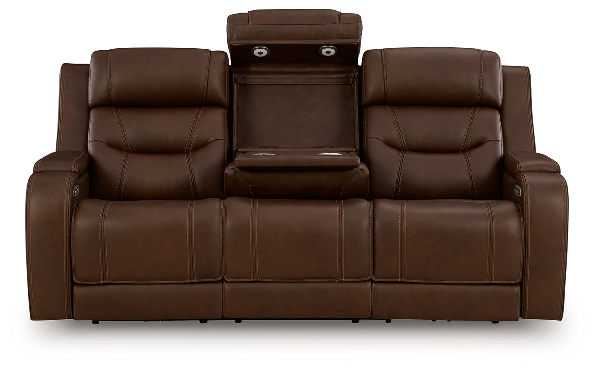 Knightington Brown Power Reclining Living Room Set by Ashley at Eve Furniture