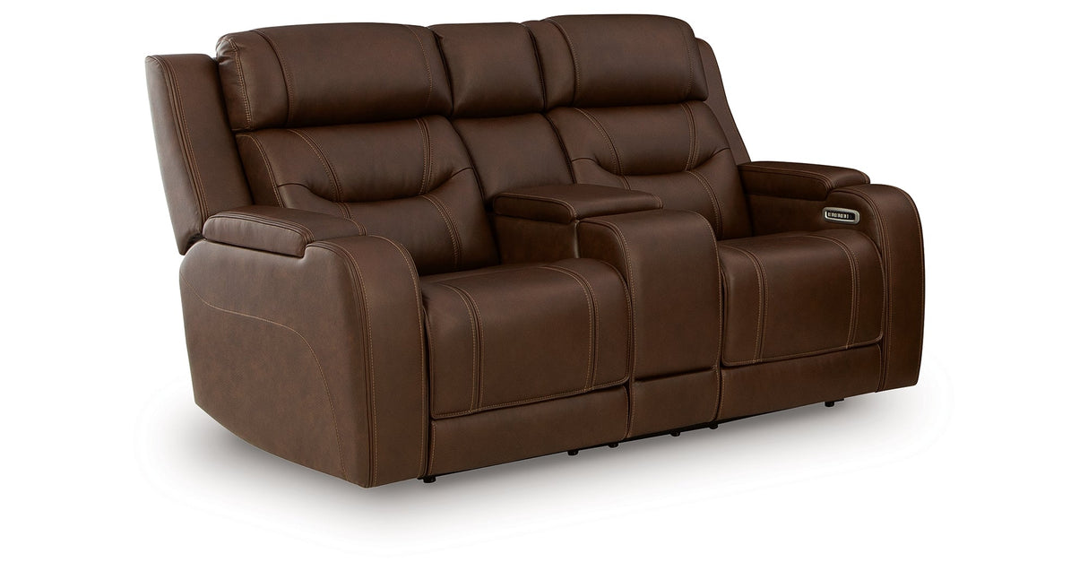 Knightington Brown Power Reclining Living Room Set by Ashley at Eve Furniture