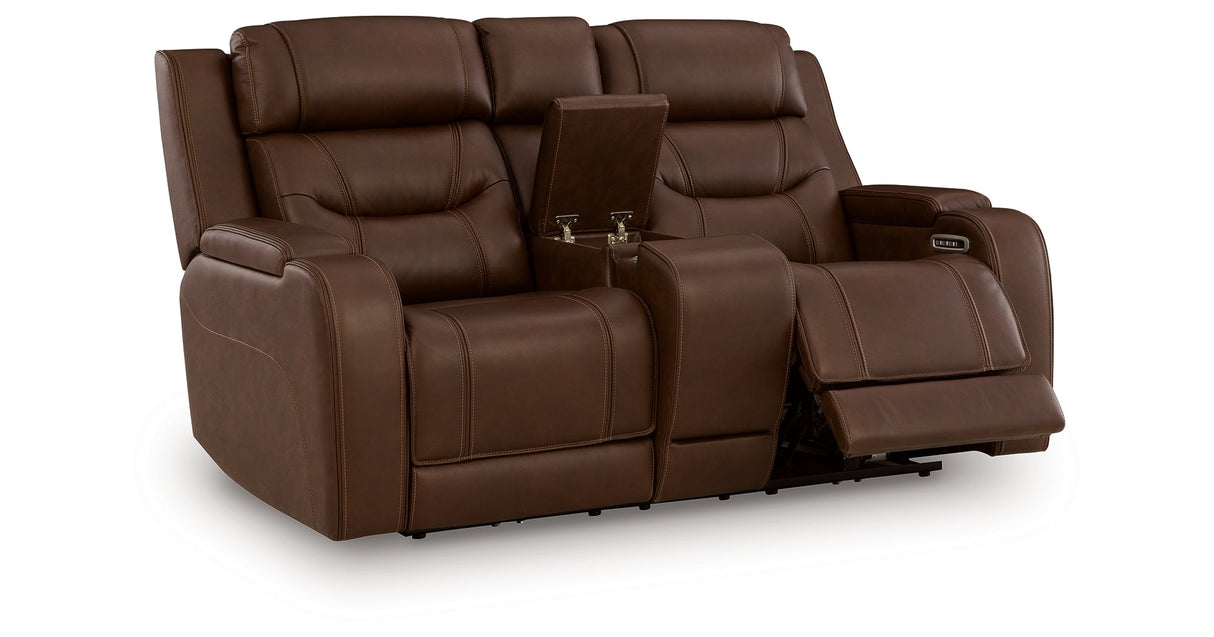 Knightington Brown Power Reclining Living Room Set by Ashley at Eve Furniture