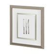 Knives by Marie a Framed Art Print Matted under Glass by Mercana at Eve Furniture