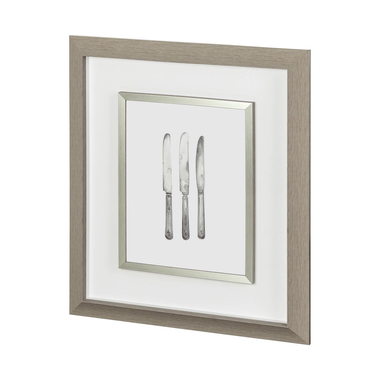 Knives by Marie a Framed Art Print Matted under Glass by Mercana at Eve Furniture