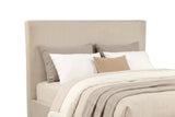 Knox Khaki Eastern King Fabric Upholstered Platform Bed by Coaster at Eve Furniture