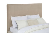 Knox Khaki Queen Fabric Upholstered Platform Bed by Coaster at Eve Furniture