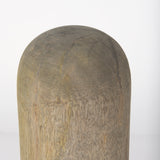Knox Large Gray-Wash Wood Decorative Object by Mercana at Eve Furniture
