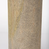Knox Large Gray-Wash Wood Decorative Object by Mercana at Eve Furniture