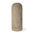 Knox Large Gray-Wash Wood Decorative Object by Mercana at Eve Furniture
