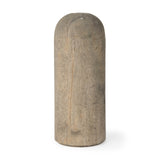 Knox Large Gray-Wash Wood Decorative Object by Mercana at Eve Furniture