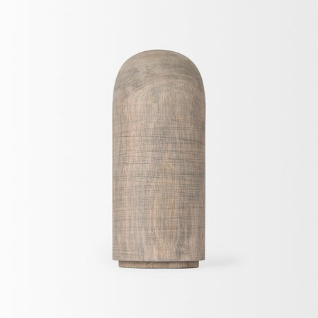 Knox Medium Gray-Wash Wood Decorative Object by Mercana at Eve Furniture
