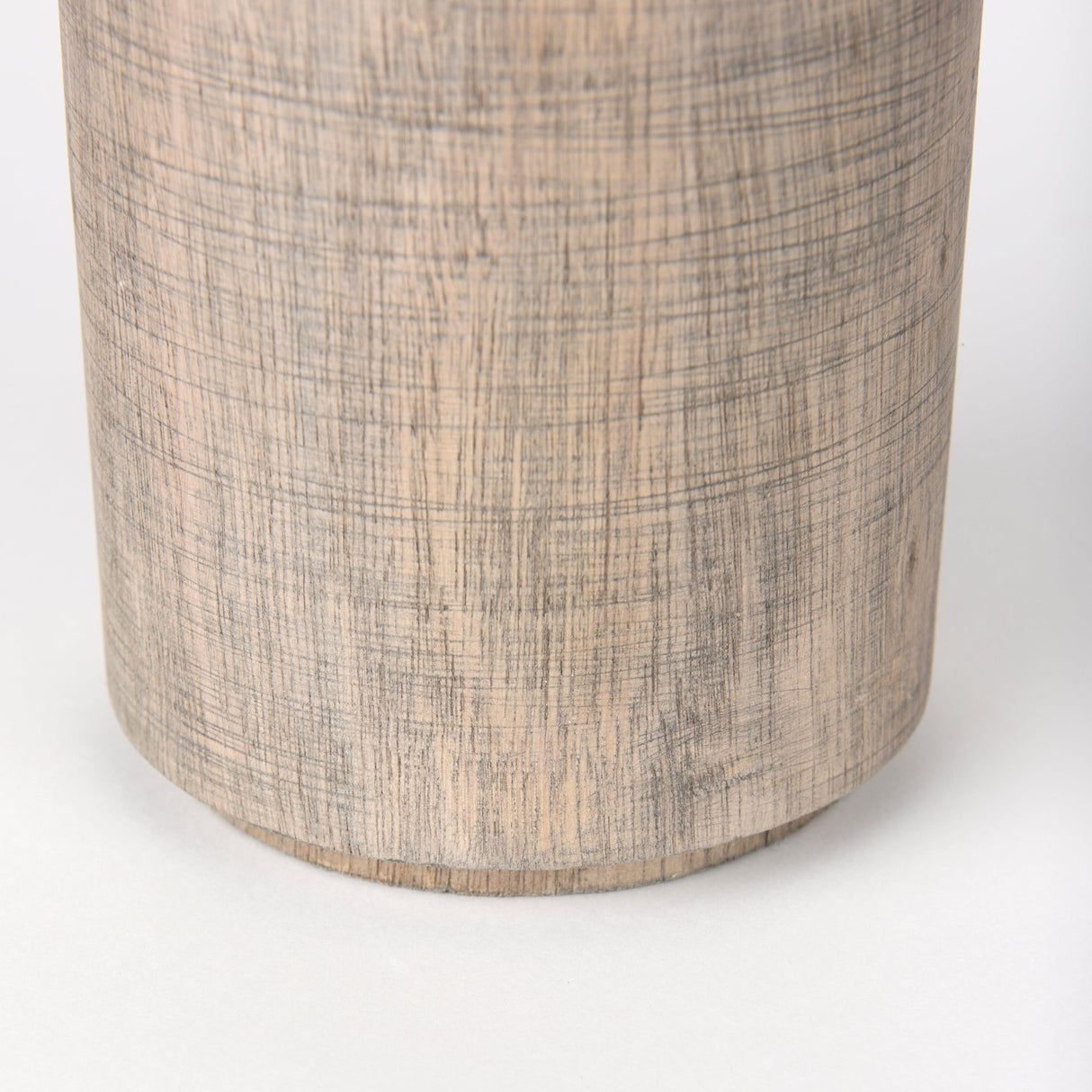 Knox Medium Gray-Wash Wood Decorative Object by Mercana at Eve Furniture