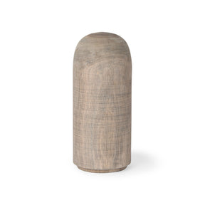 Knox Medium Gray-Wash Wood Decorative Object by Mercana at Eve Furniture