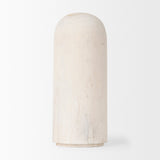 Knox Medium White-Wash Wood Decorative Object by Mercana at Eve Furniture