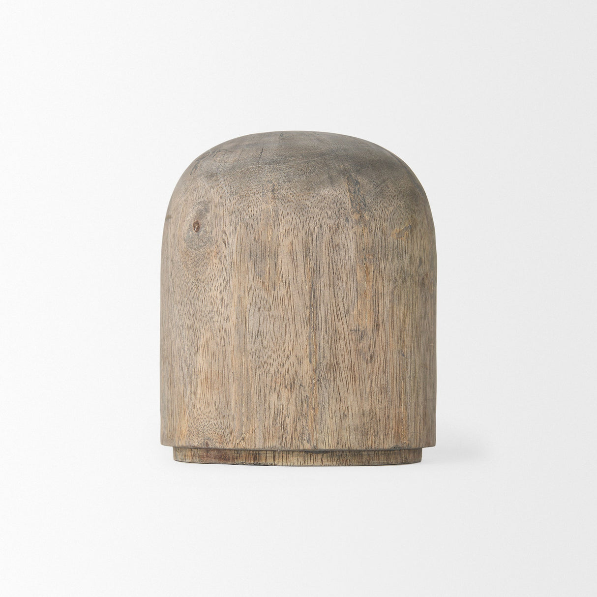 Knox Short Gray-Wash Wood Decorative Object by Mercana at Eve Furniture