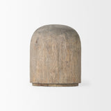 Knox Short Gray-Wash Wood Decorative Object by Mercana at Eve Furniture