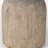 Knox Short Gray-Wash Wood Decorative Object by Mercana at Eve Furniture