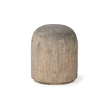Knox Short Gray-Wash Wood Decorative Object by Mercana at Eve Furniture