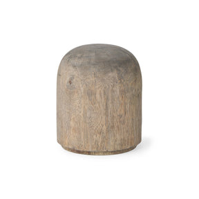 Knox Short Gray-Wash Wood Decorative Object by Mercana at Eve Furniture