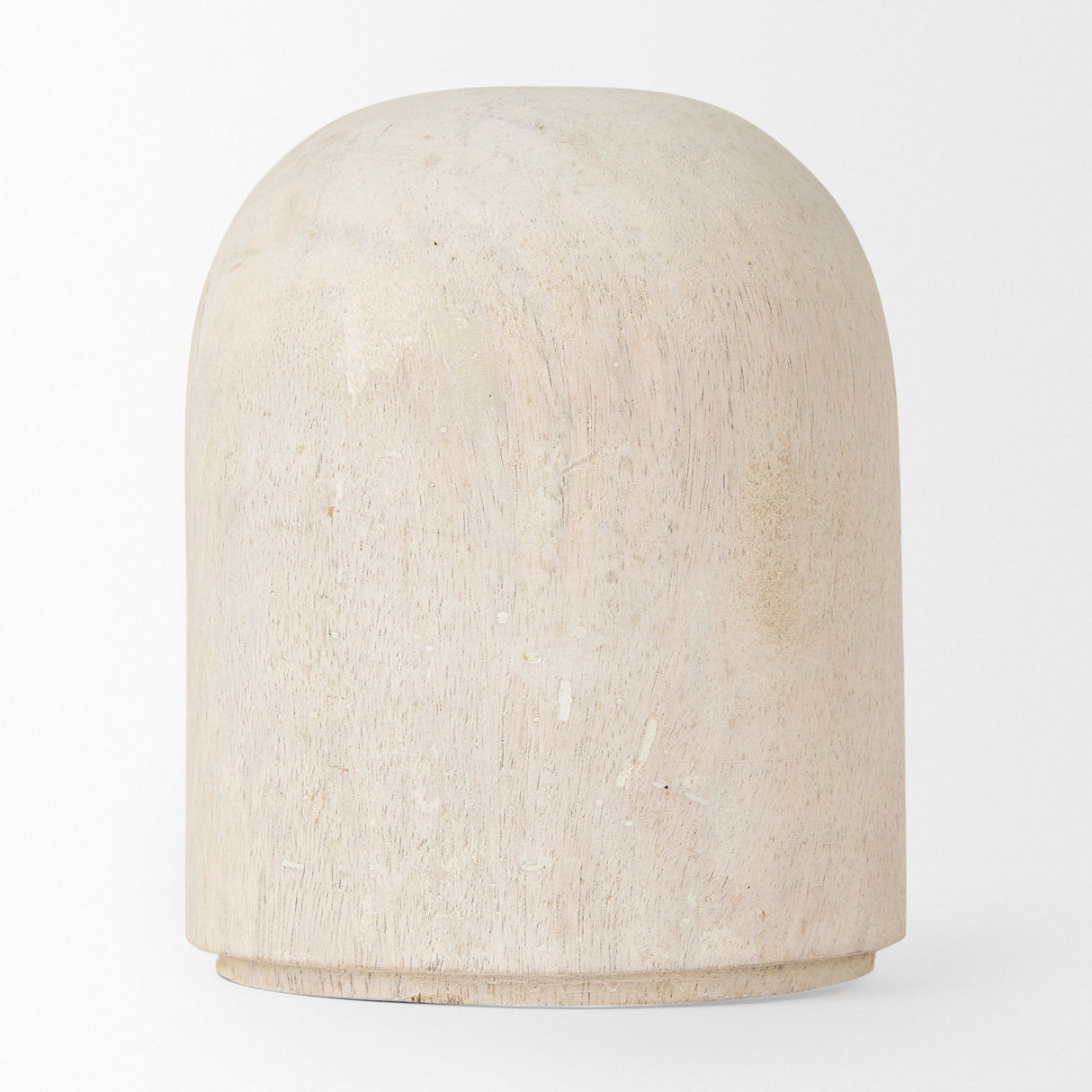 Knox Short White-Wash Wood Decorative Object by Mercana at Eve Furniture