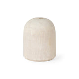 Knox Short White-Wash Wood Decorative Object by Mercana at Eve Furniture