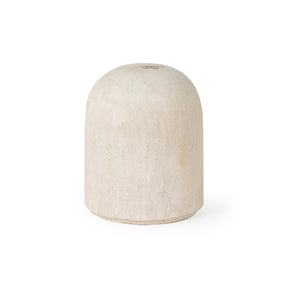 Knox Short White-Wash Wood Decorative Object by Mercana at Eve Furniture