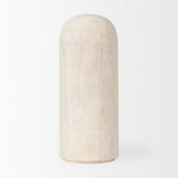 Knox Tall White-Wash Wood Decorative Object by Mercana at Eve Furniture
