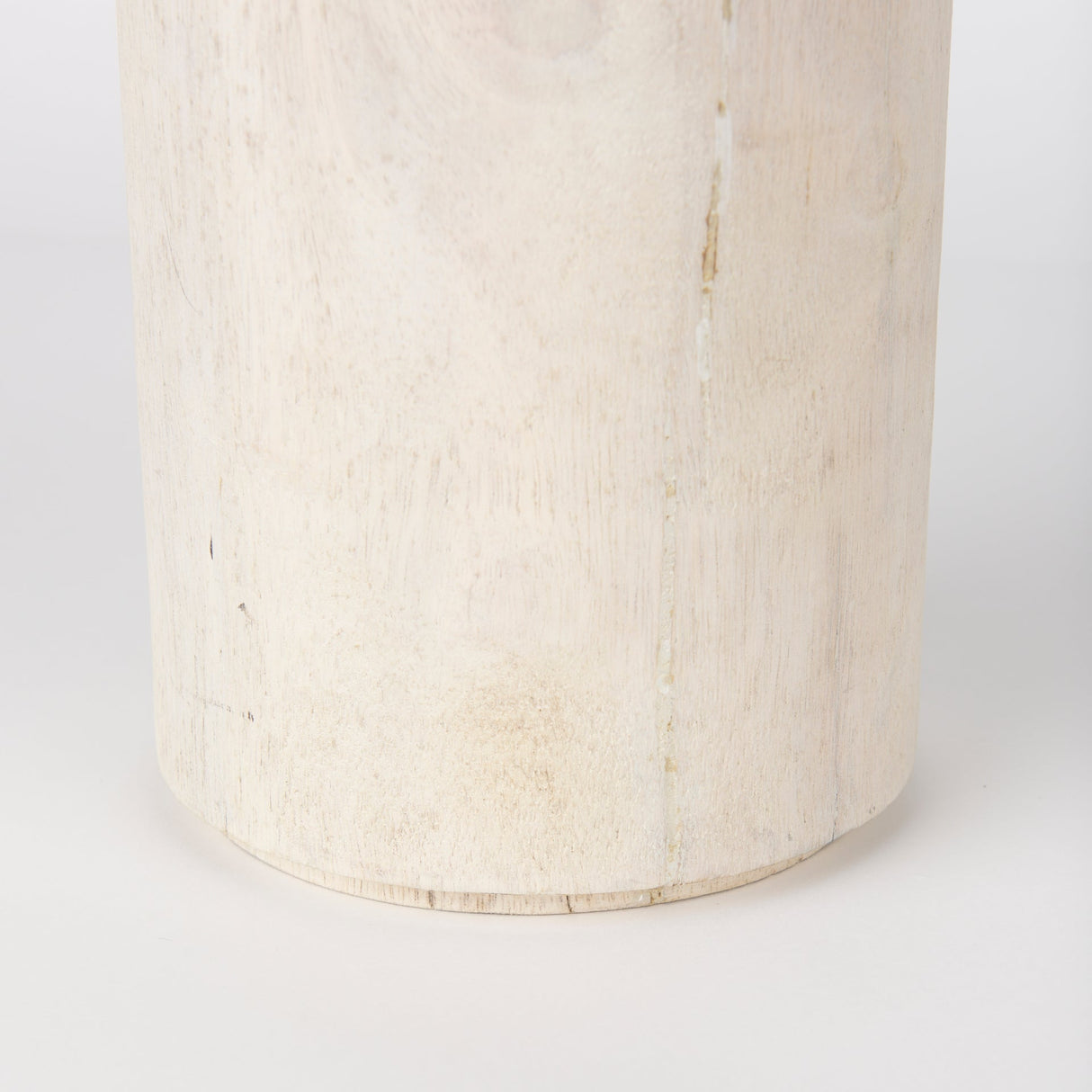 Knox Tall White-Wash Wood Decorative Object by Mercana at Eve Furniture