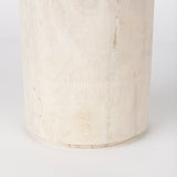 Knox Tall White-Wash Wood Decorative Object by Mercana at Eve Furniture